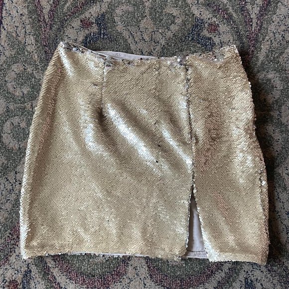 Tobi Sequined Skirt, Size Small - Picture 1 of 5